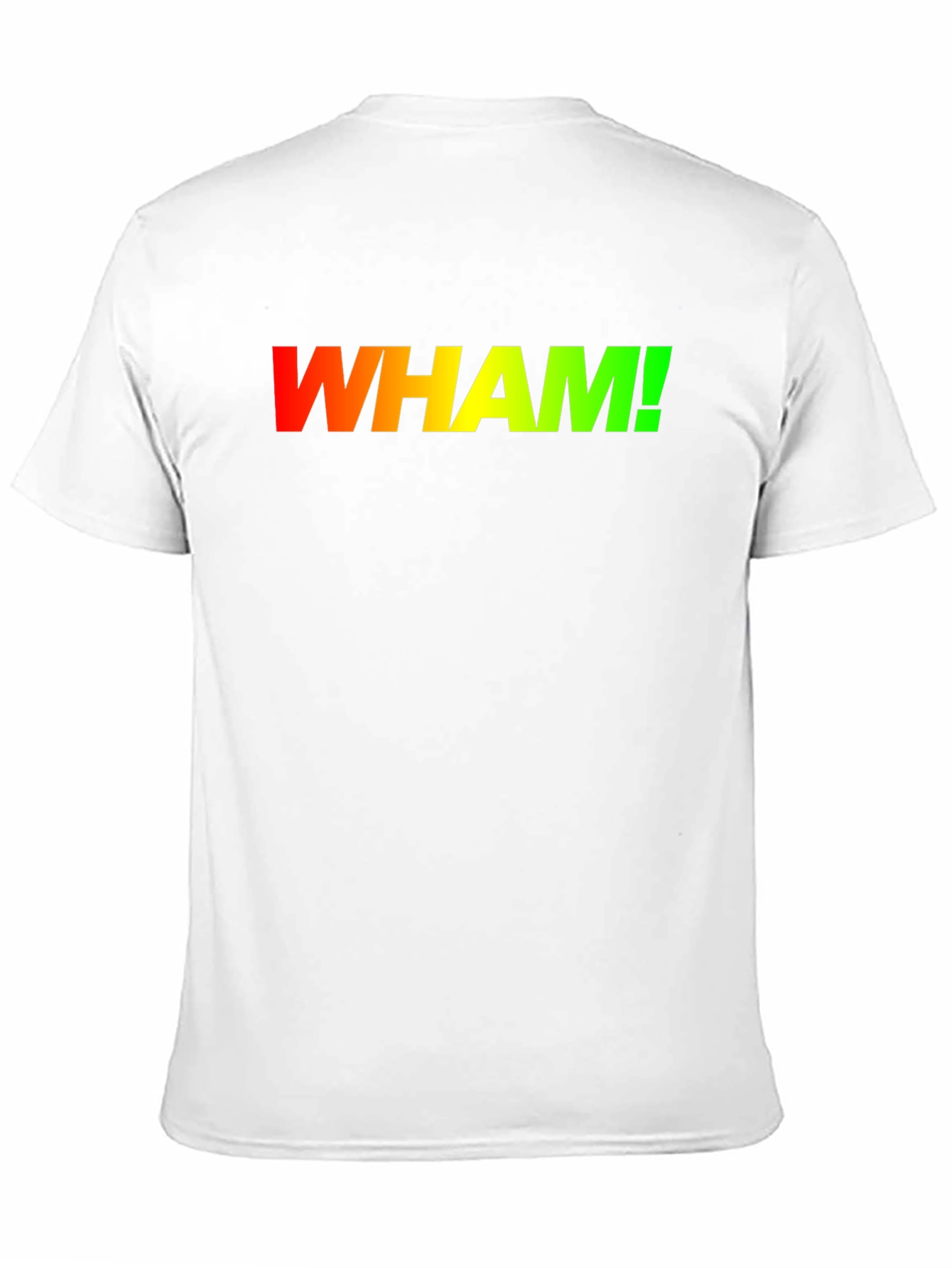 Retro WHAM! Gradient Logo Black T-Shirt