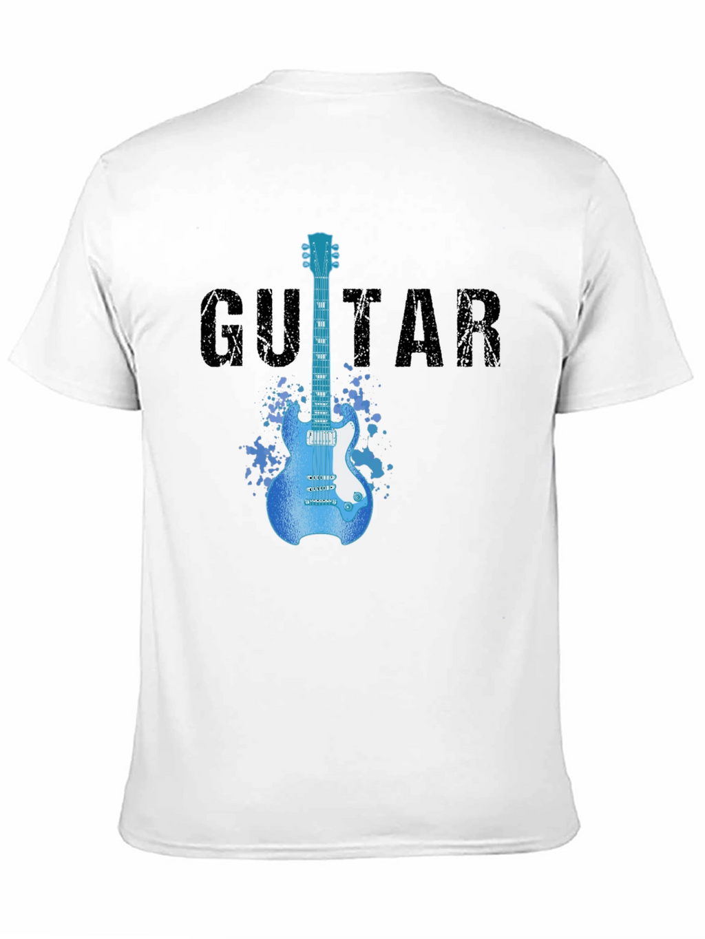 Guitar Graphic T-Shirt - Rock Star Style Tee