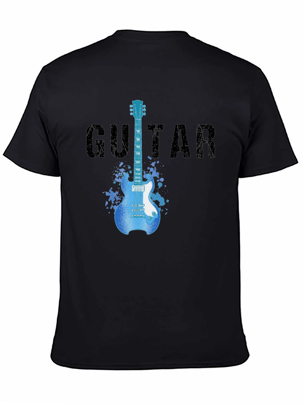 Guitar Graphic T-Shirt - Rock Star Style Tee