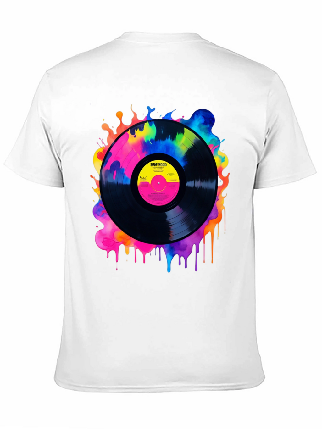 Retro Vinyl Record Graphic Tee