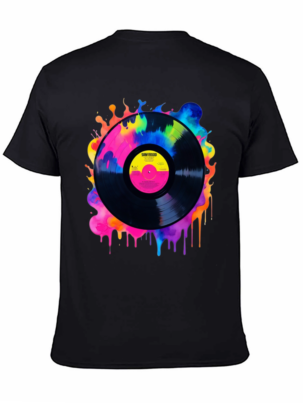 Retro Vinyl Record Graphic Tee