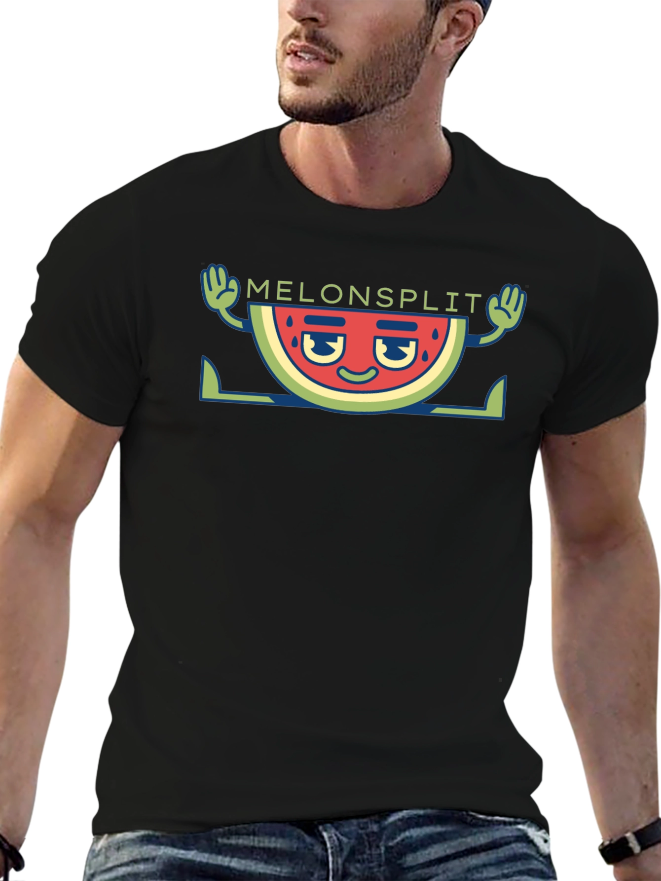 Melonsplit Graphic Tee - Cool Watermelon Design
