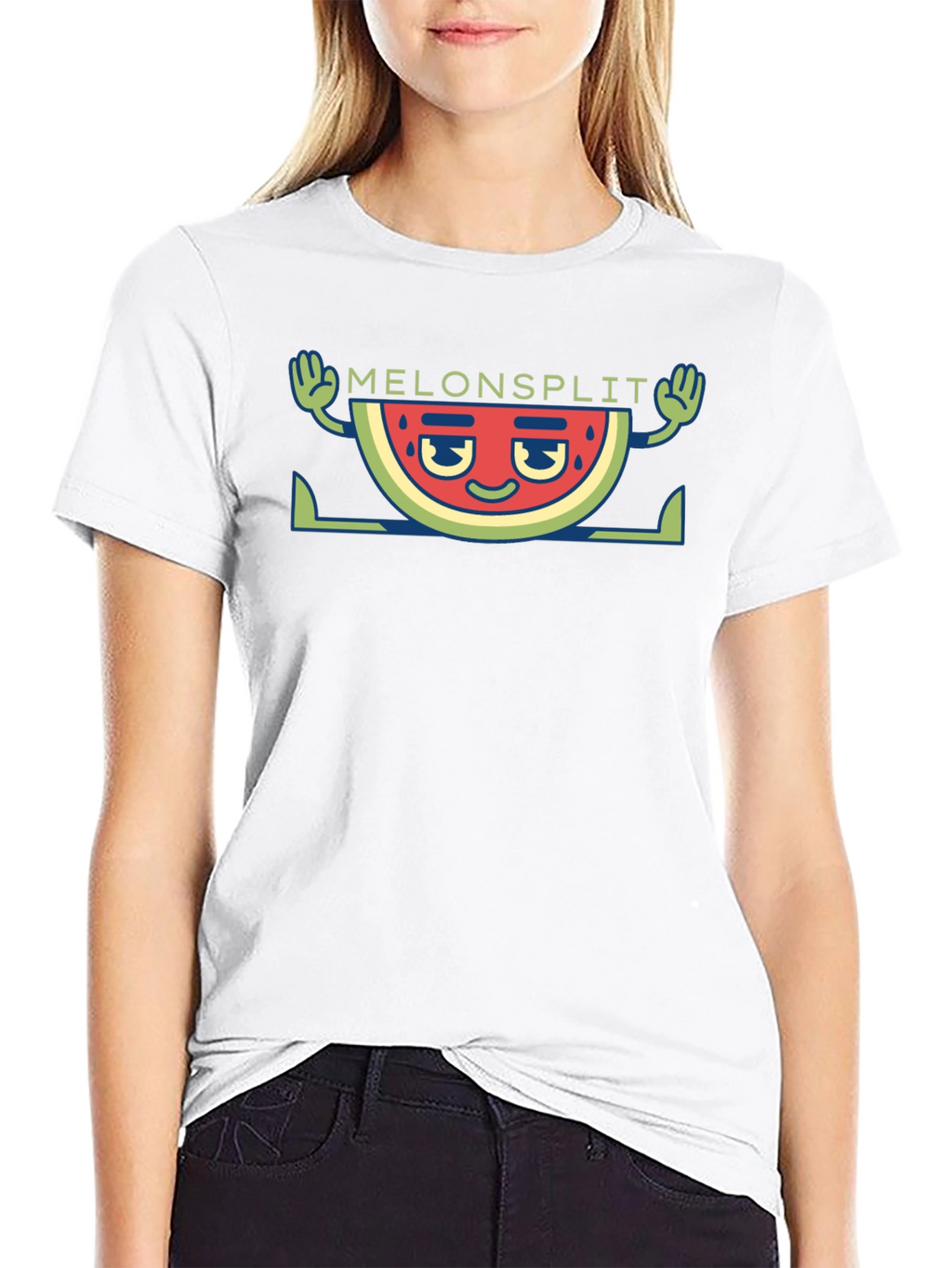 Melonsplit Graphic Tee - Cool Watermelon Design