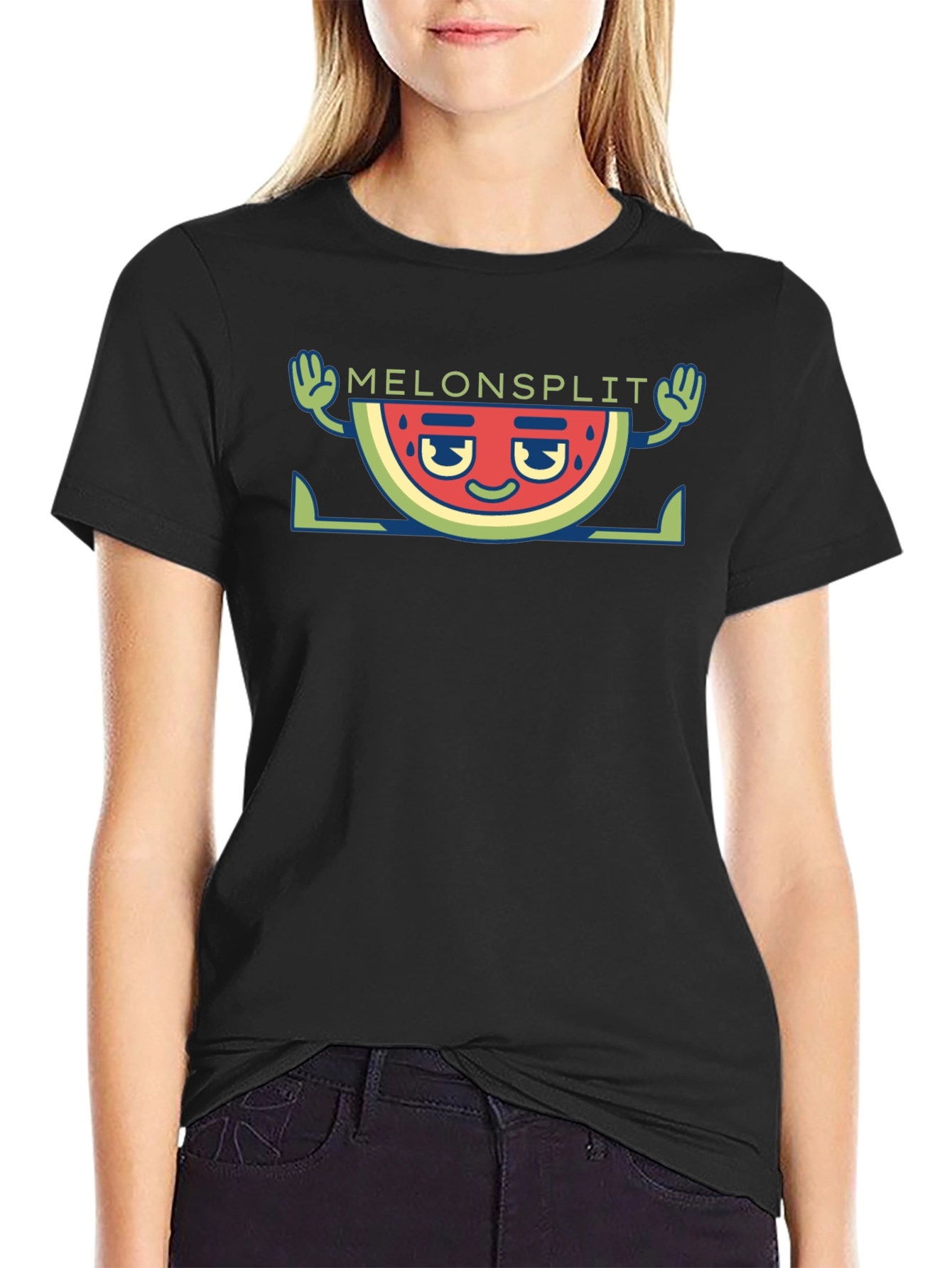 Melonsplit Graphic Tee - Cool Watermelon Design