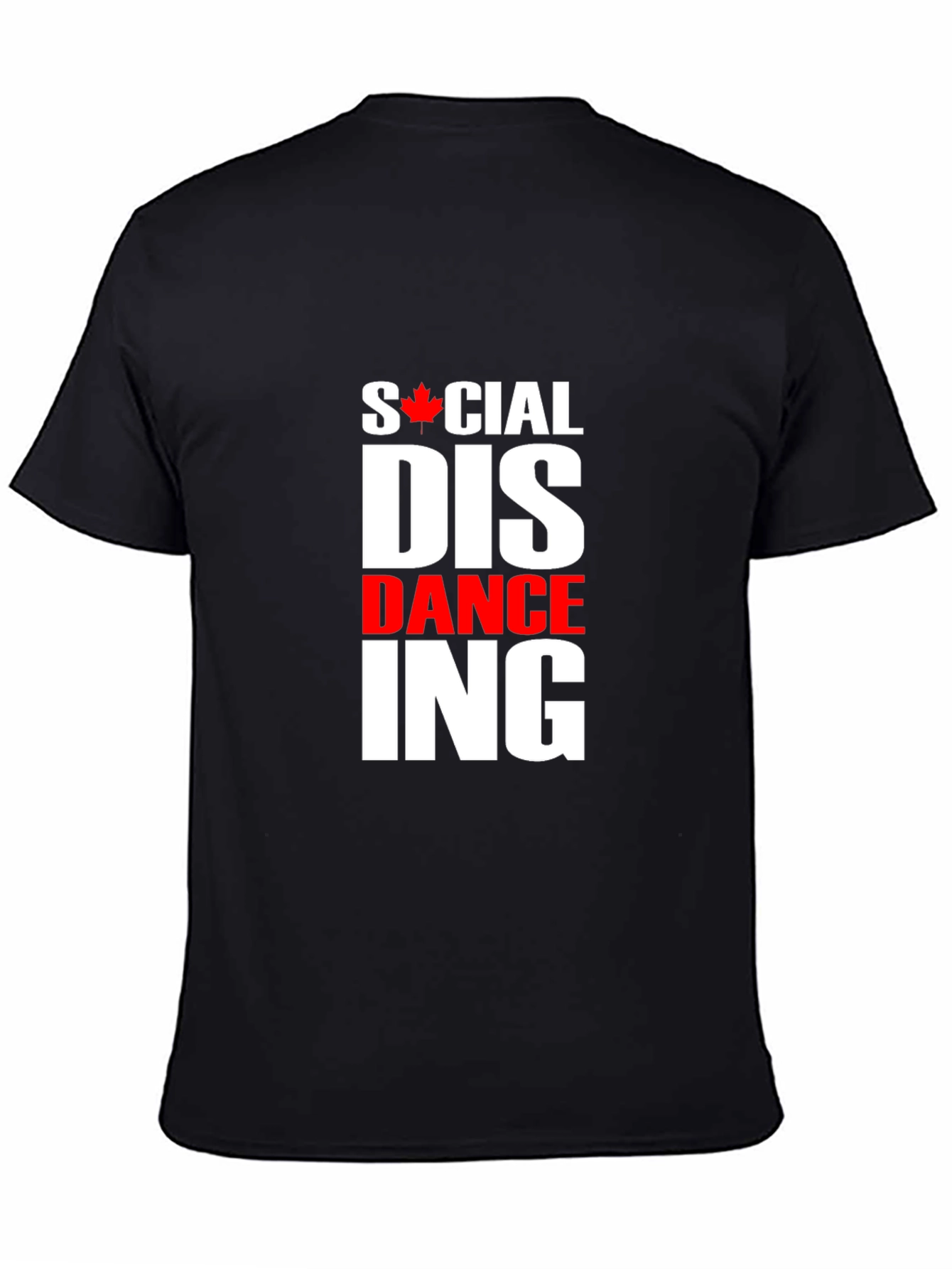 Social Dance-ing Funny Black Graphic T-Shirt