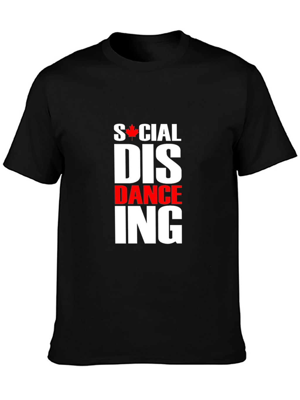 Social Dance-ing Funny Black Graphic T-Shirt