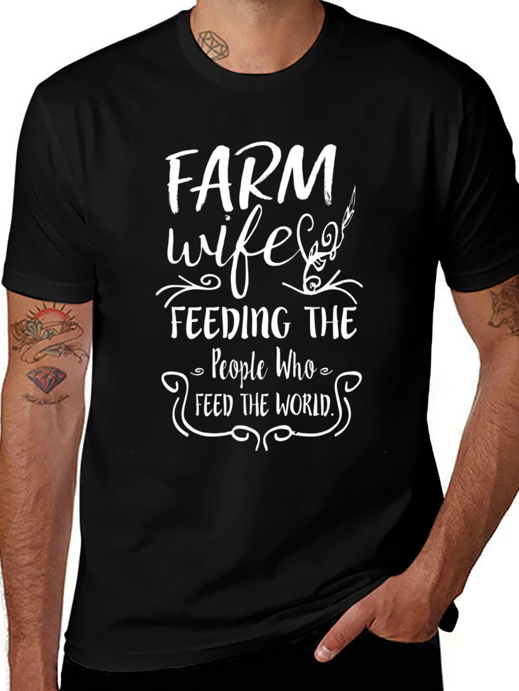 Farm Wife T-Shirt - Feeding the World Tee