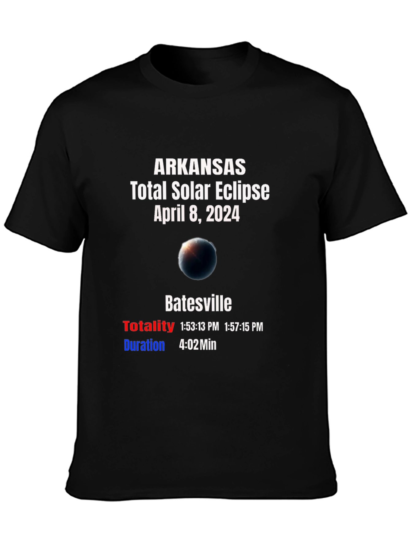 Arkansas Solar Eclipse 2024 T-Shirt