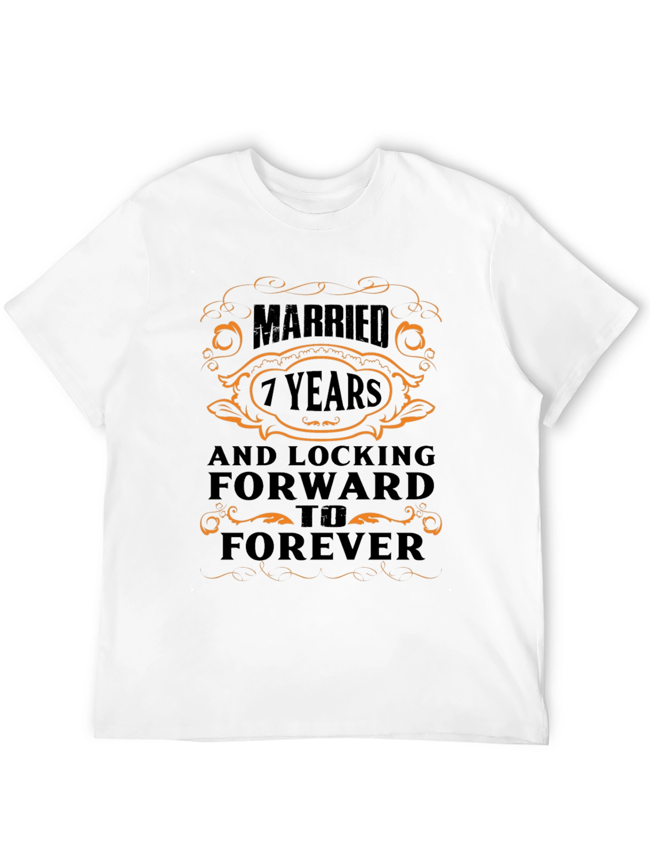 Married 7 Years Anniversary T-Shirt - Forever
