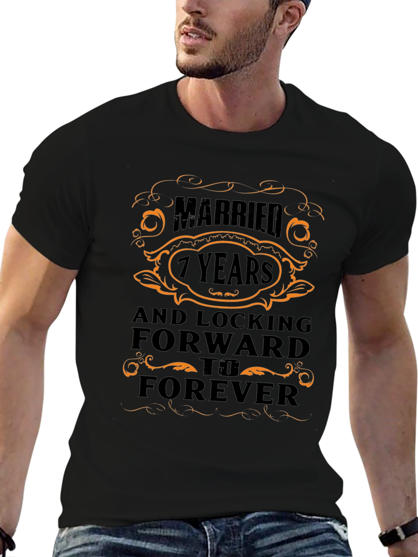 Married 7 Years Anniversary T-Shirt - Forever