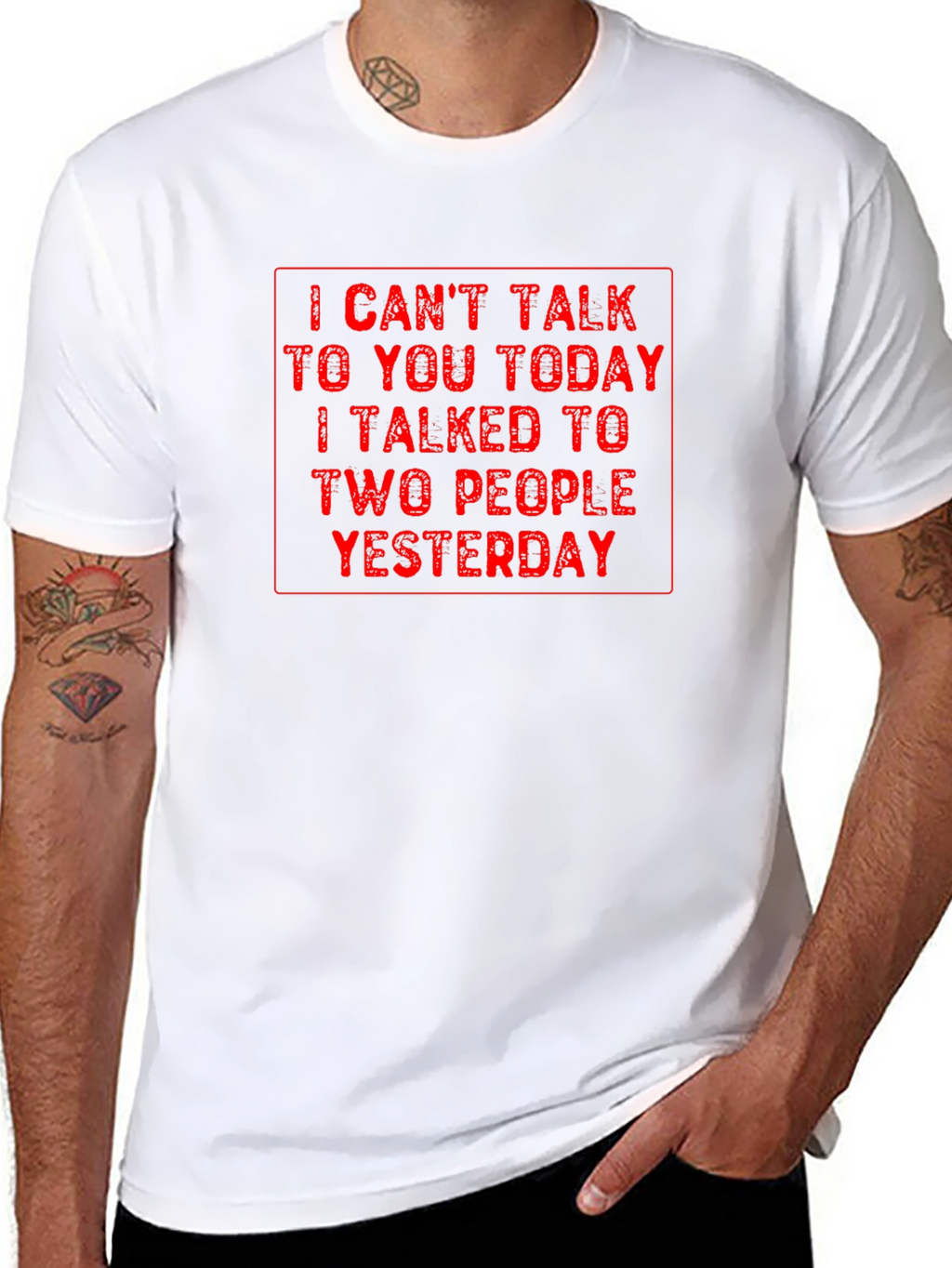 Funny Sarcastic Graphic Tee - Introvert Humor T-Shirt