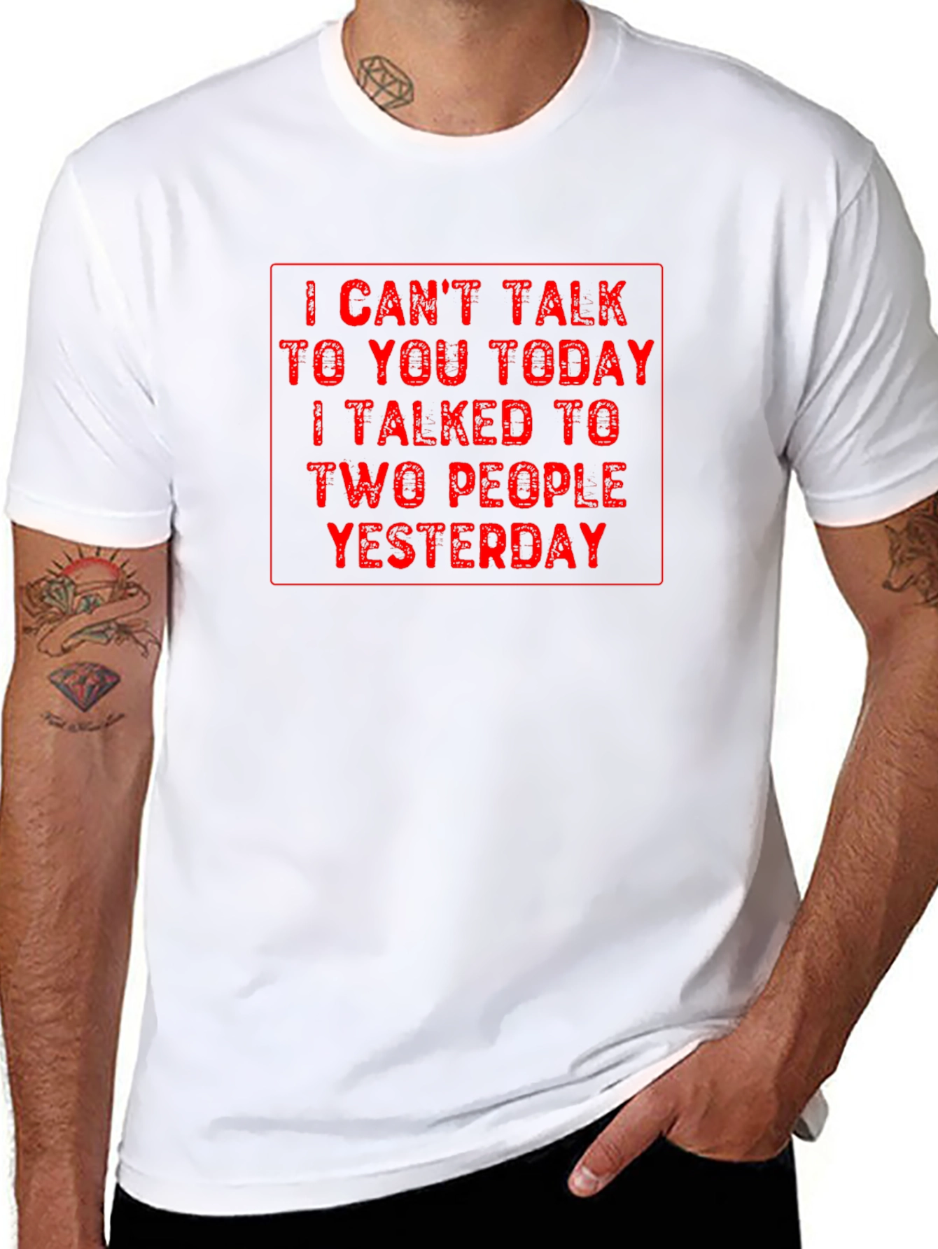 Funny Sarcastic Graphic Tee - Introvert Humor T-Shirt