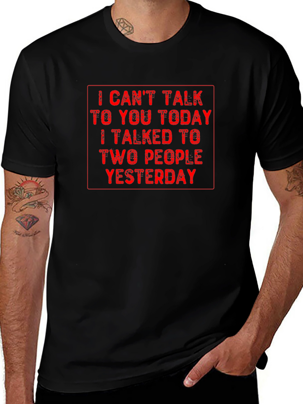 Funny Sarcastic Graphic Tee - Introvert Humor T-Shirt