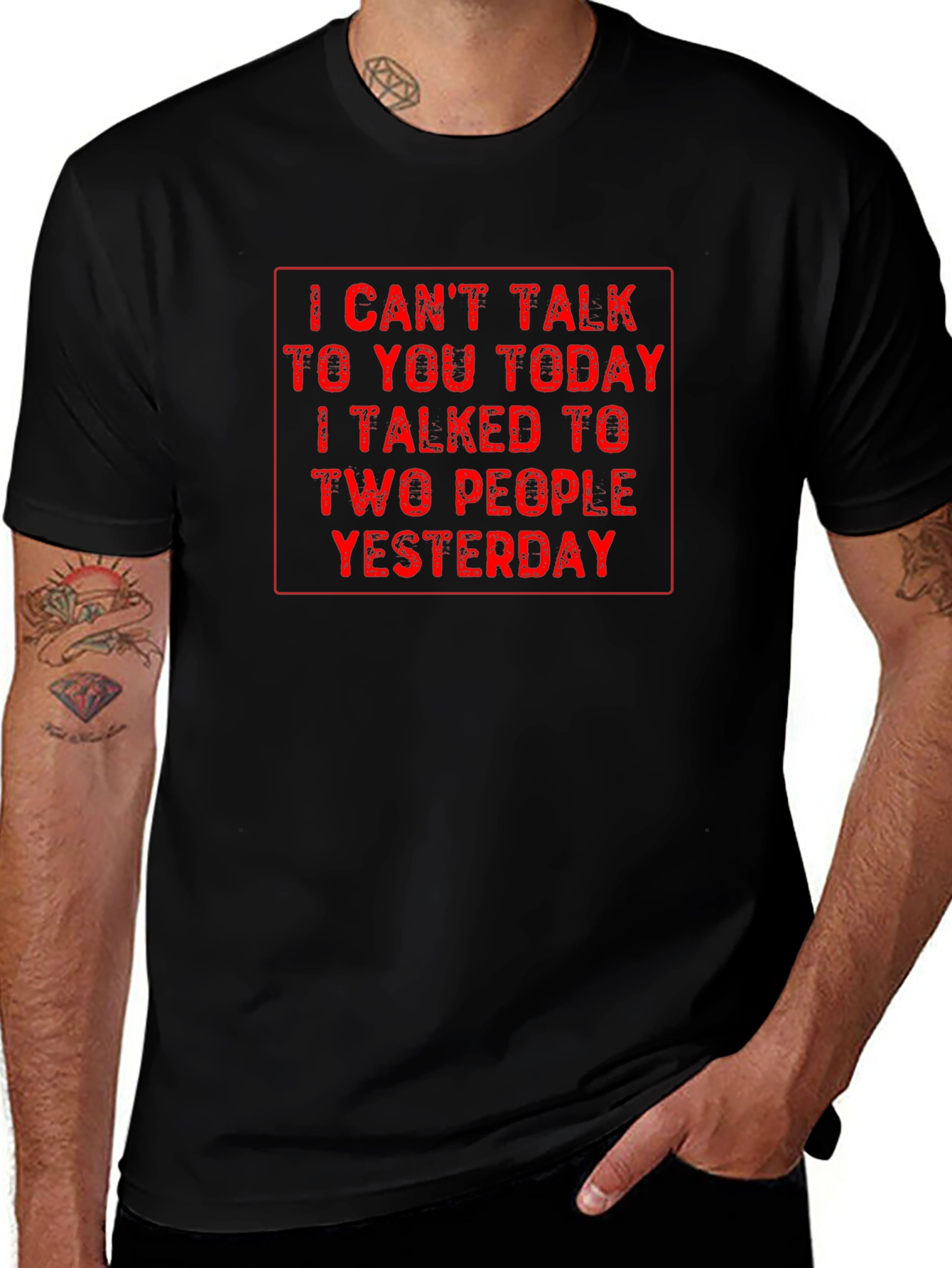 Funny Sarcastic Graphic Tee - Introvert Humor T-Shirt