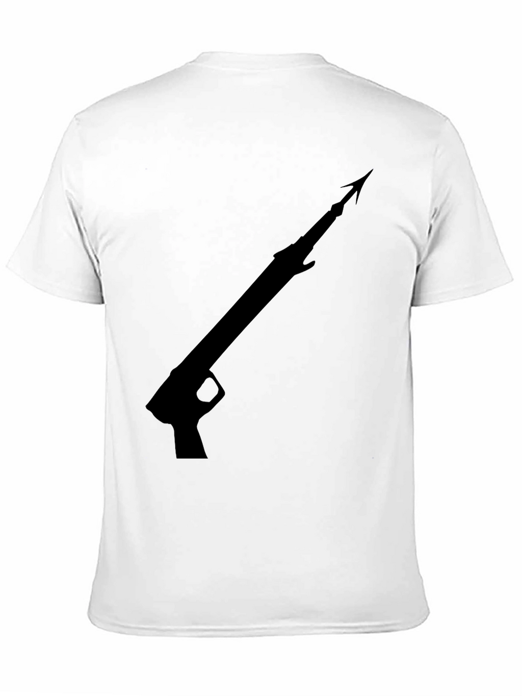 Speargun Graphic Tee - Black Cotton T-Shirt