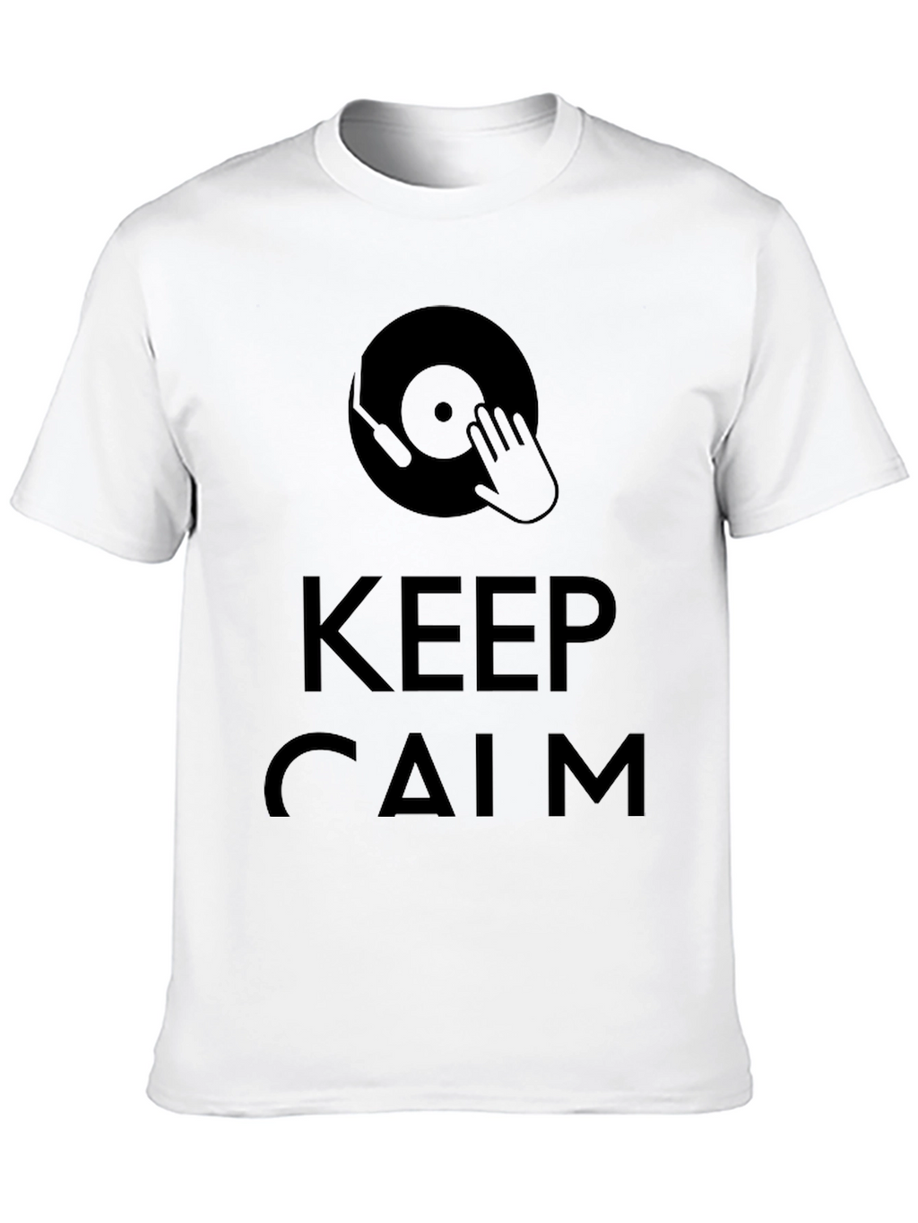 Keep Calm DJ Black T-Shirt