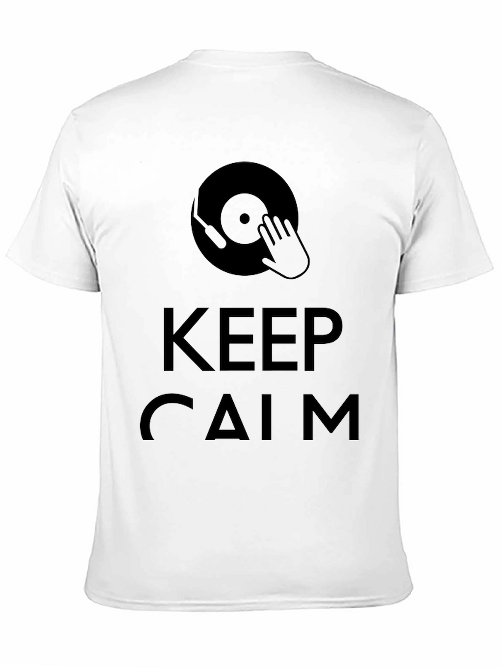 Keep Calm DJ Black T-Shirt