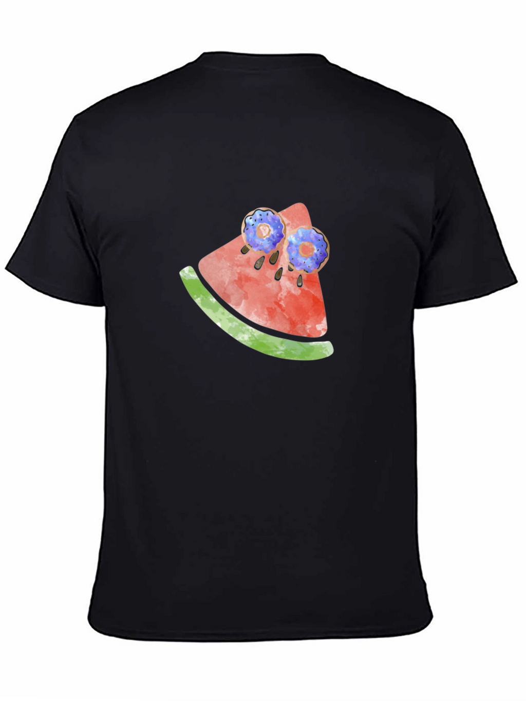Novelty Watermelon & Donut T-Shirt