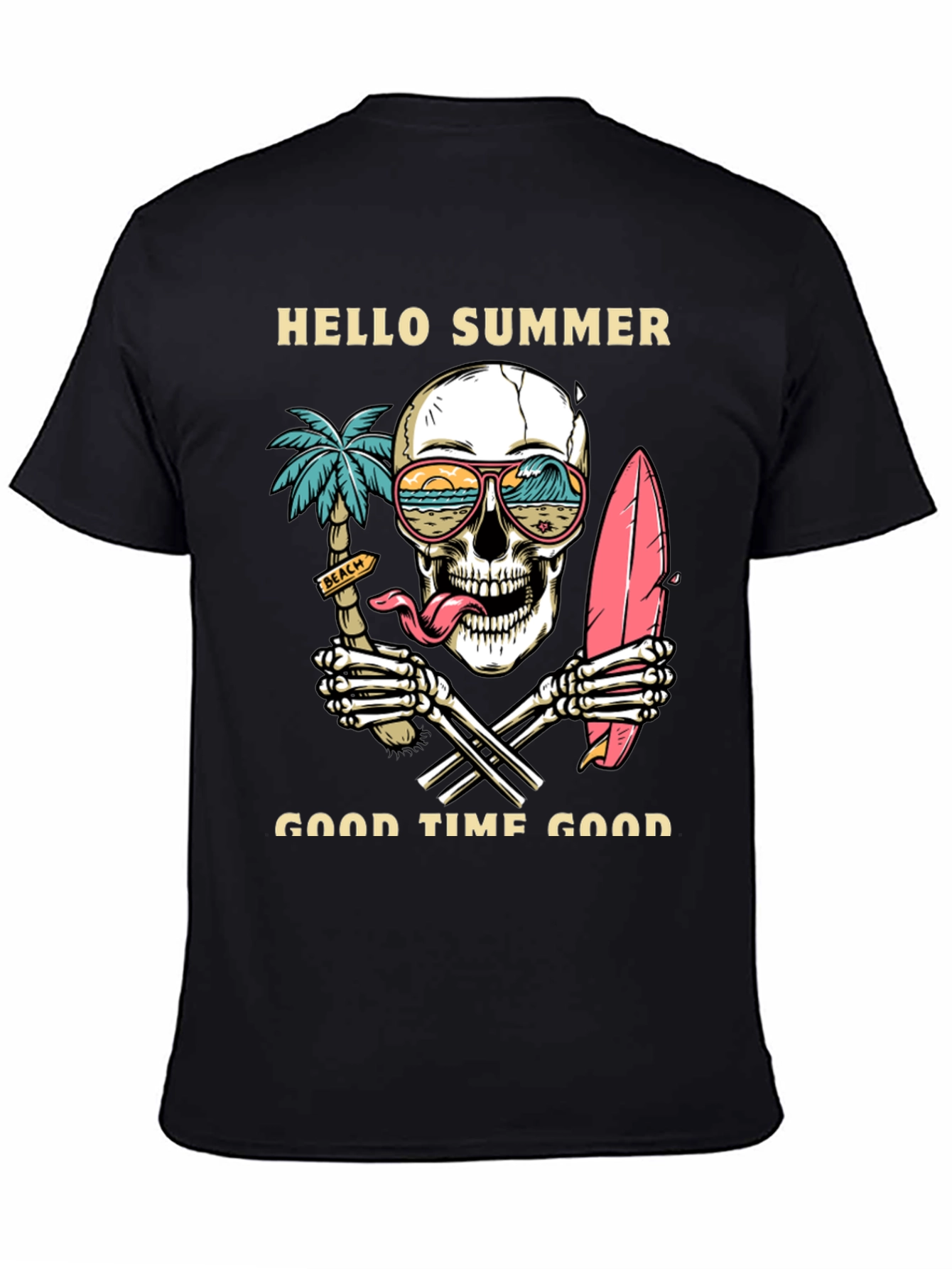 Hello Summer Skeleton T-Shirt