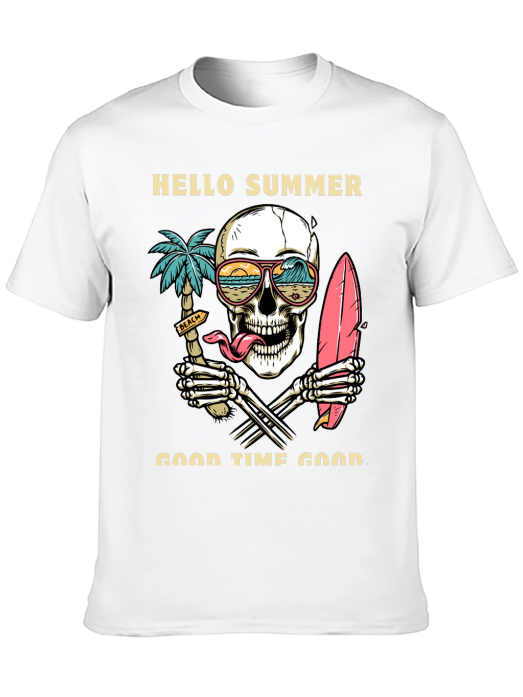 Hello Summer Skeleton T-Shirt