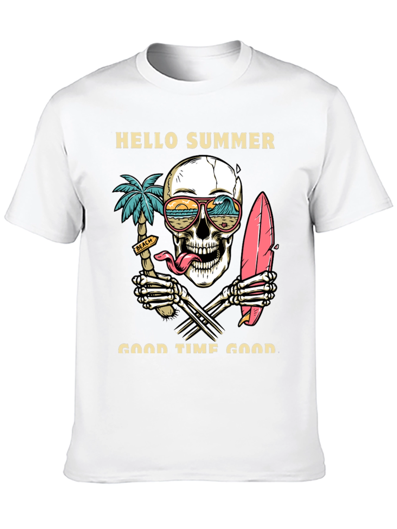 Hello Summer Skeleton T-Shirt