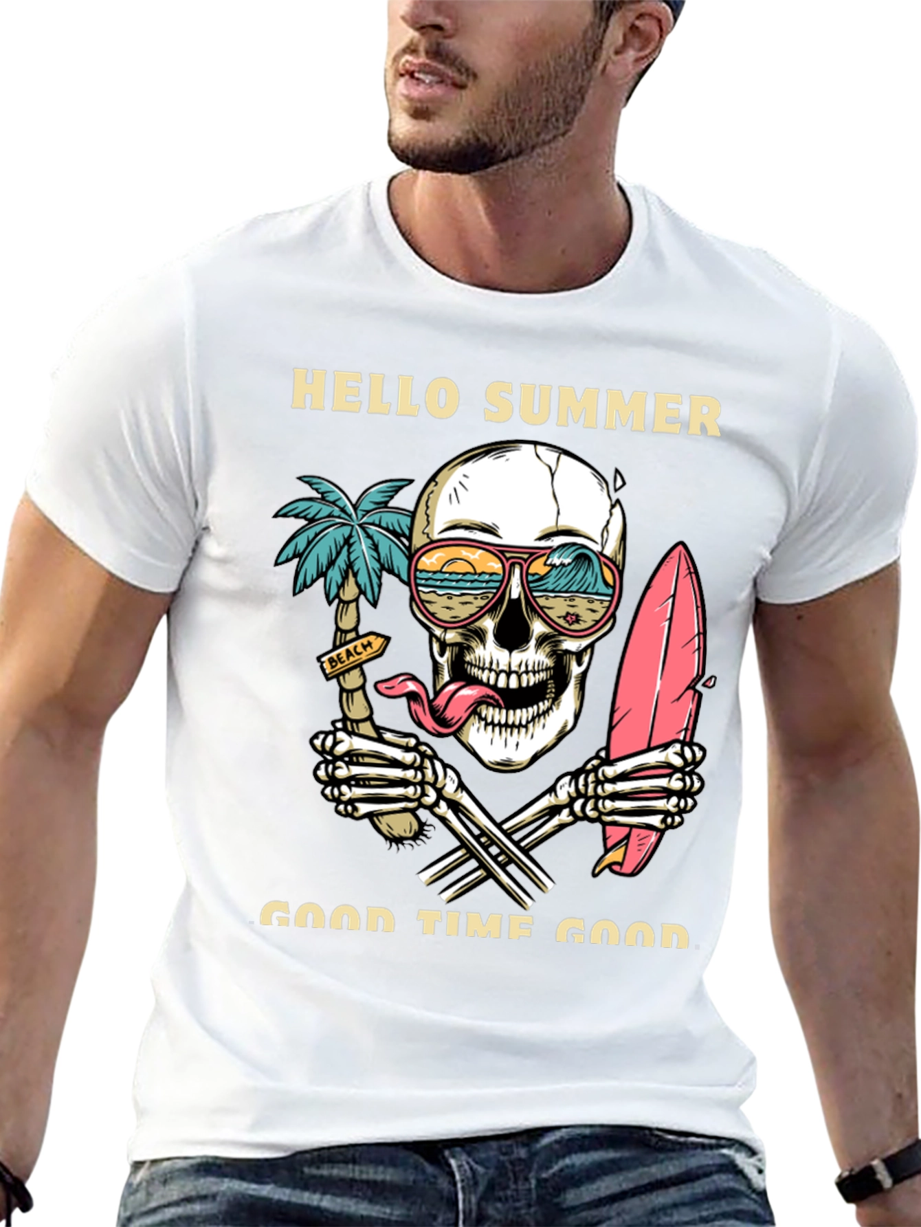 Hello Summer Skeleton T-Shirt