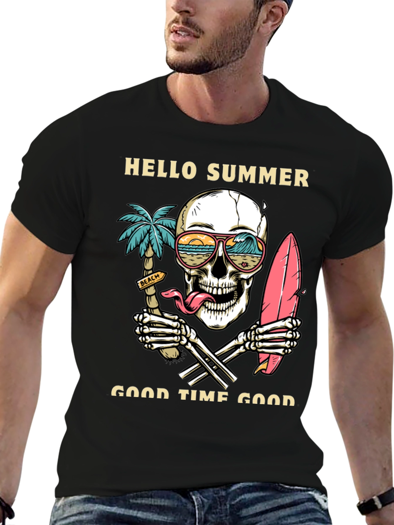 Hello Summer Skeleton T-Shirt