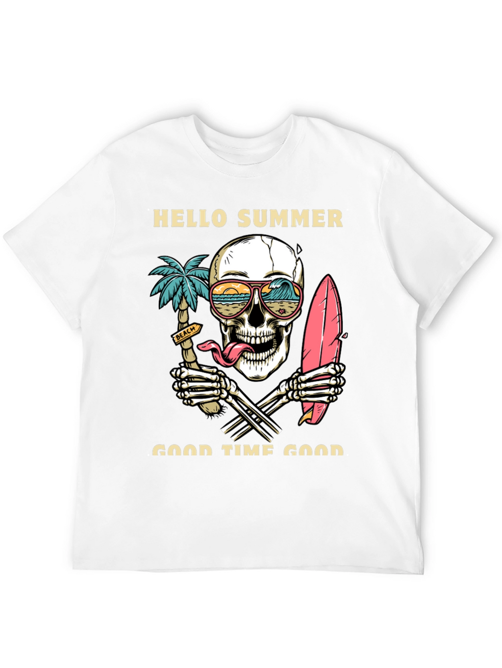 Hello Summer Skeleton T-Shirt