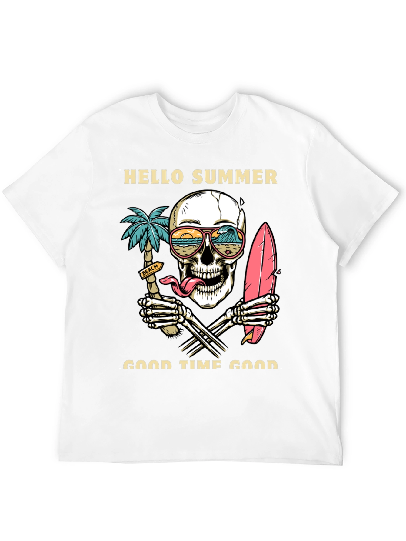 Hello Summer Skeleton T-Shirt