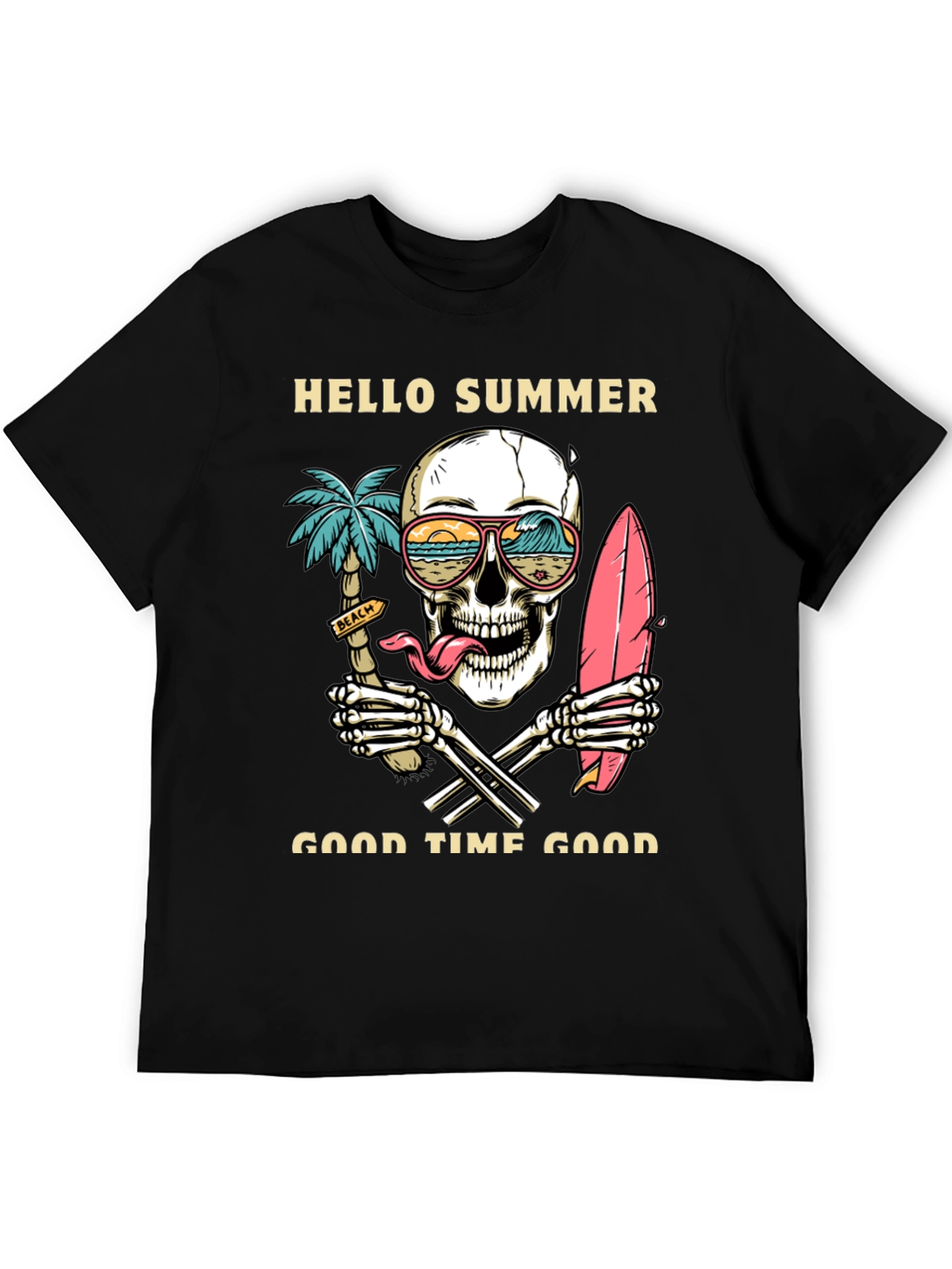 Hello Summer Skeleton T-Shirt
