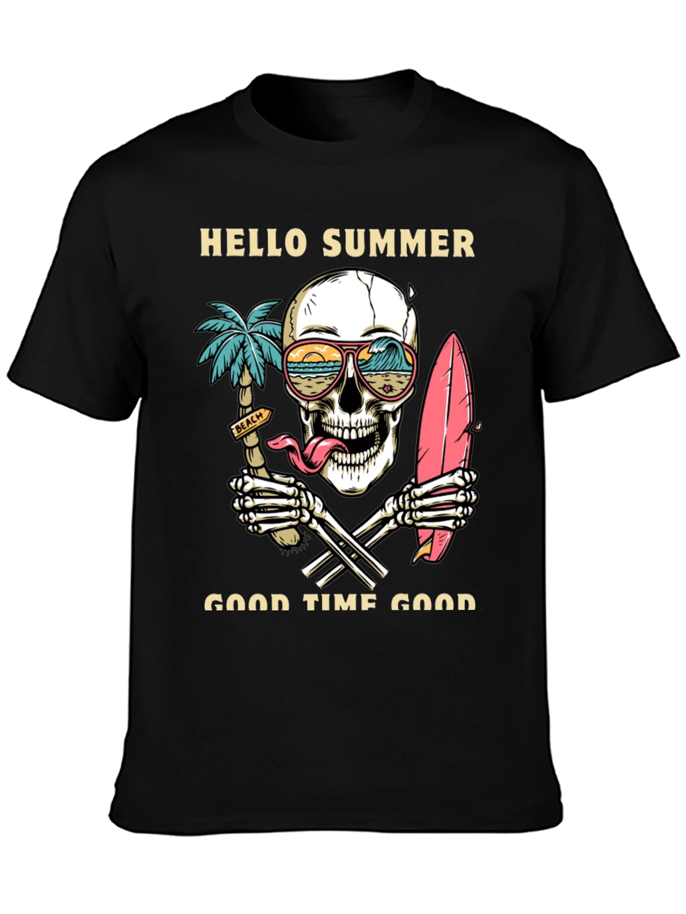 Hello Summer Skeleton T-Shirt