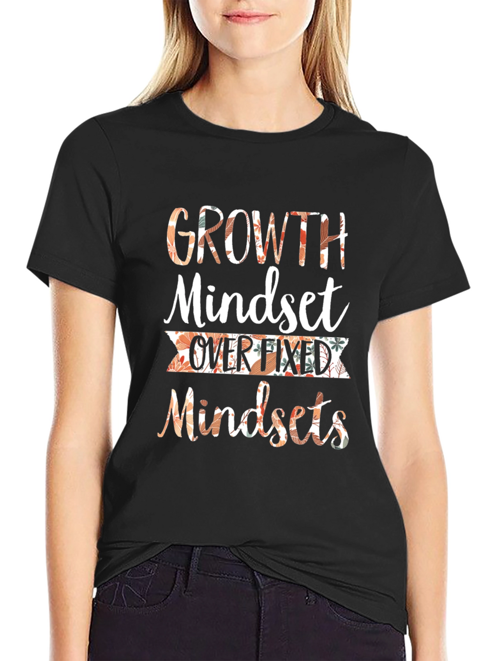 Growth Mindset Graphic T-Shirt Motivational Tee