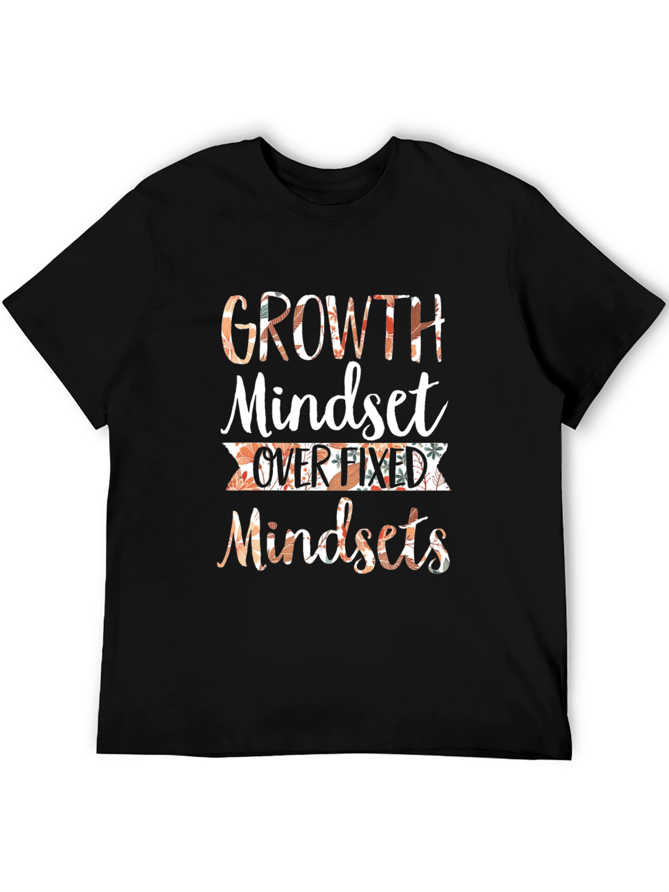 Growth Mindset Graphic T-Shirt Motivational Tee