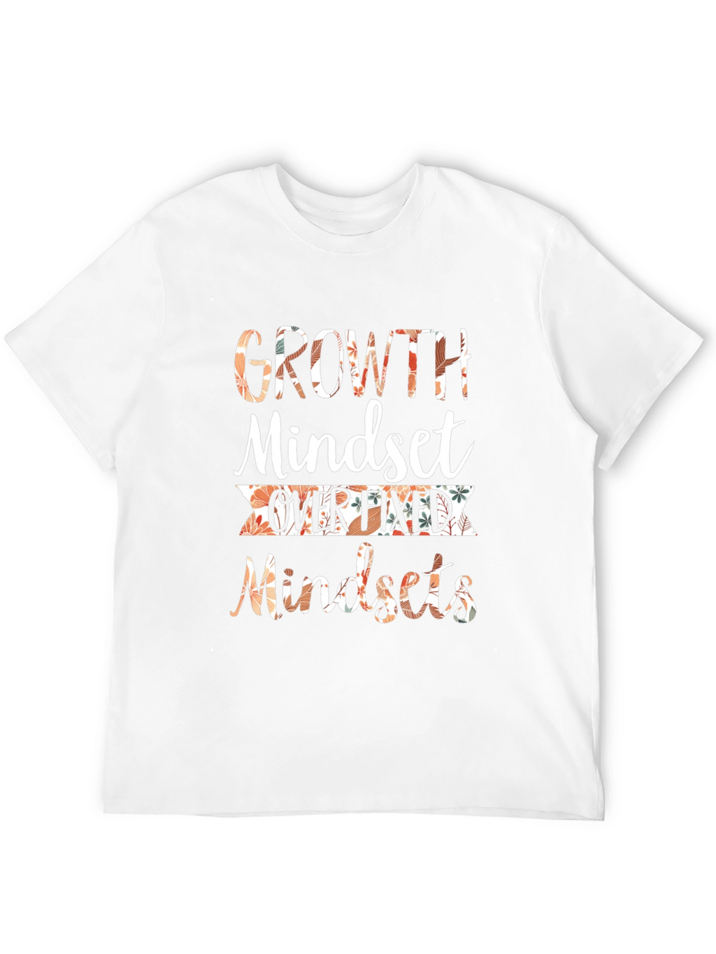 Growth Mindset Graphic T-Shirt Motivational Tee