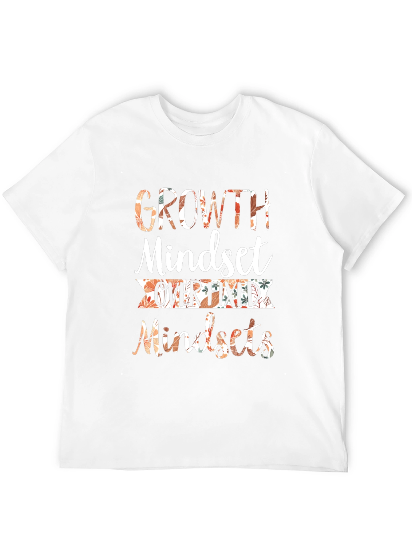 Growth Mindset Graphic T-Shirt Motivational Tee