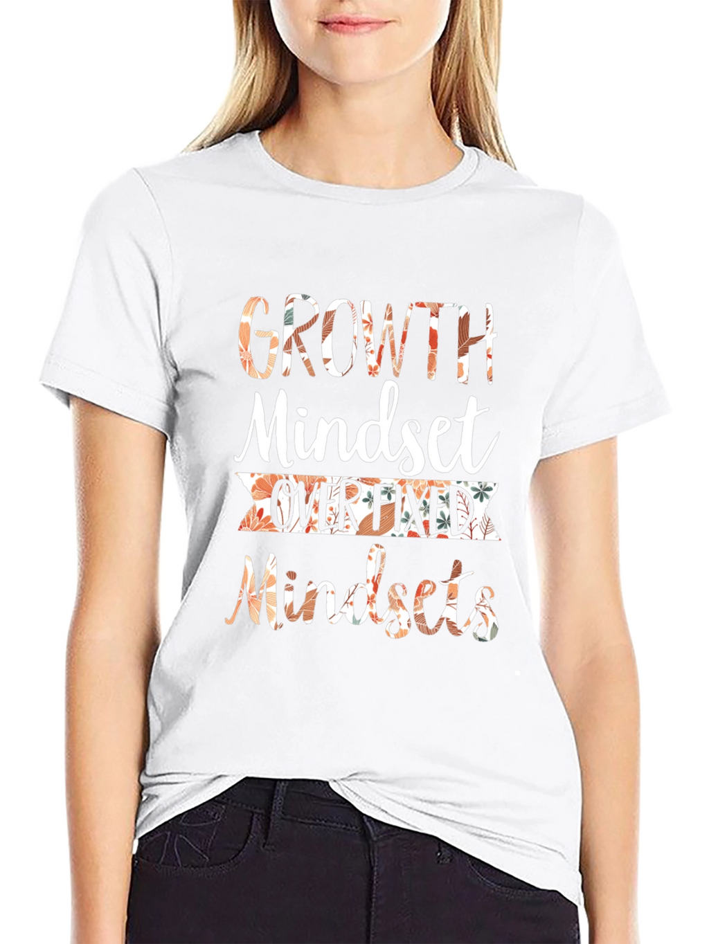 Growth Mindset Graphic T-Shirt Motivational Tee