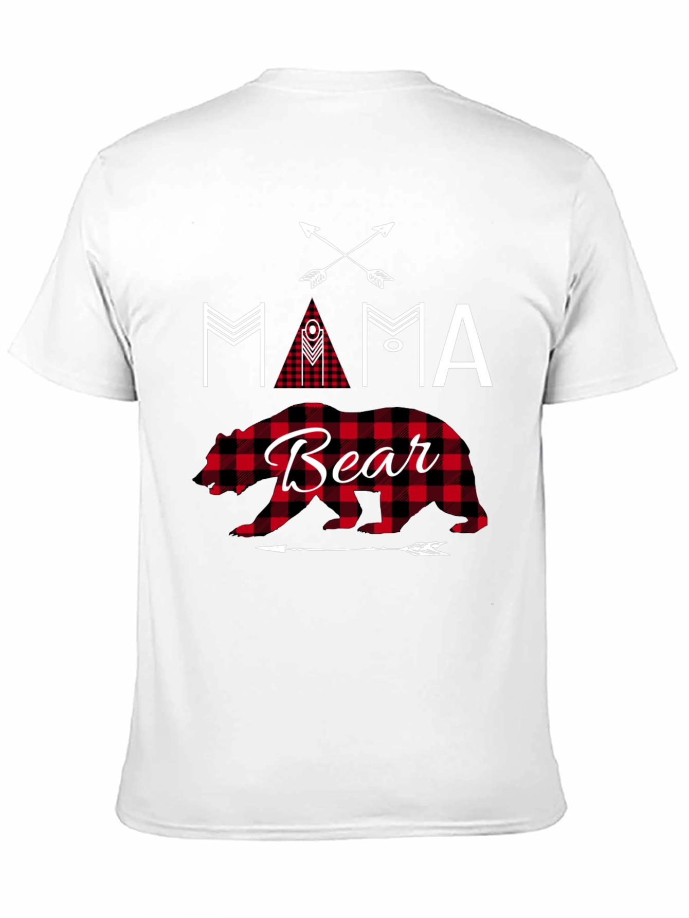 Mama Bear Graphic Tee - Black Cotton Shirt