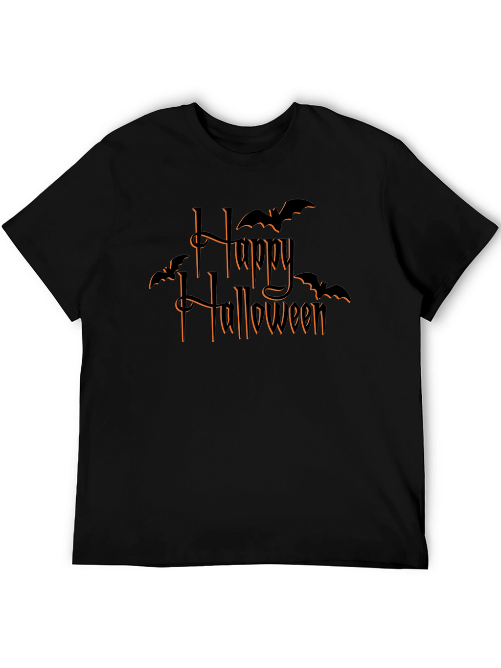 Happy Halloween Bat Graphic T-Shirt