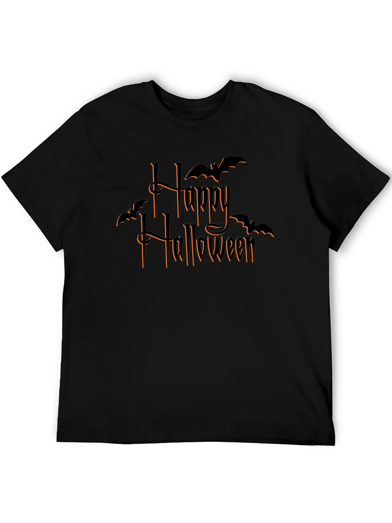 Happy Halloween Bat Graphic T-Shirt