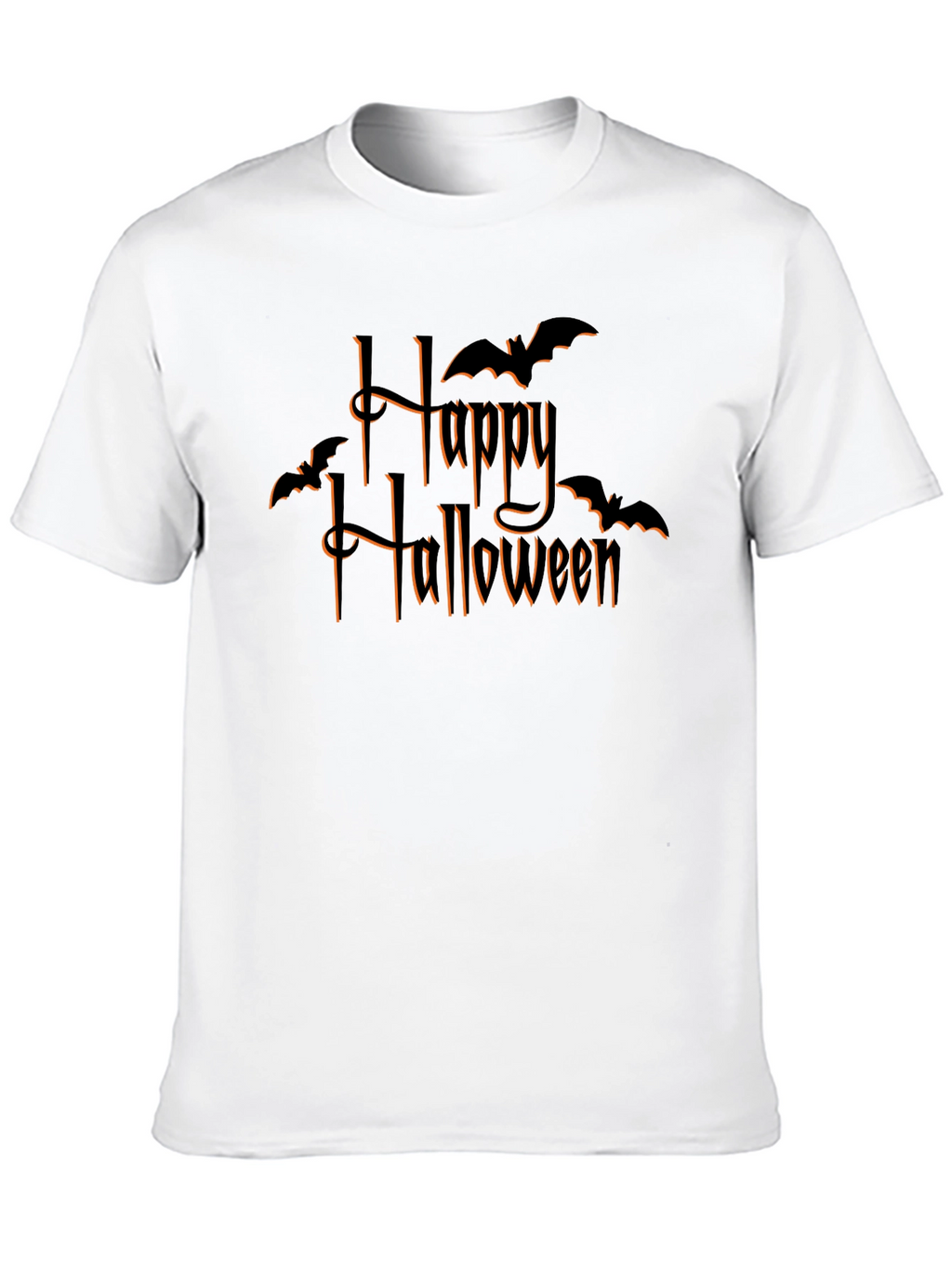 Happy Halloween Bat Graphic T-Shirt