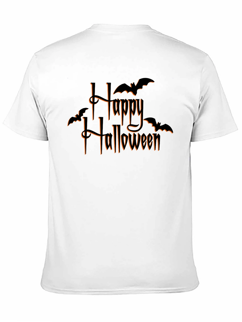 Happy Halloween Bat Graphic T-Shirt