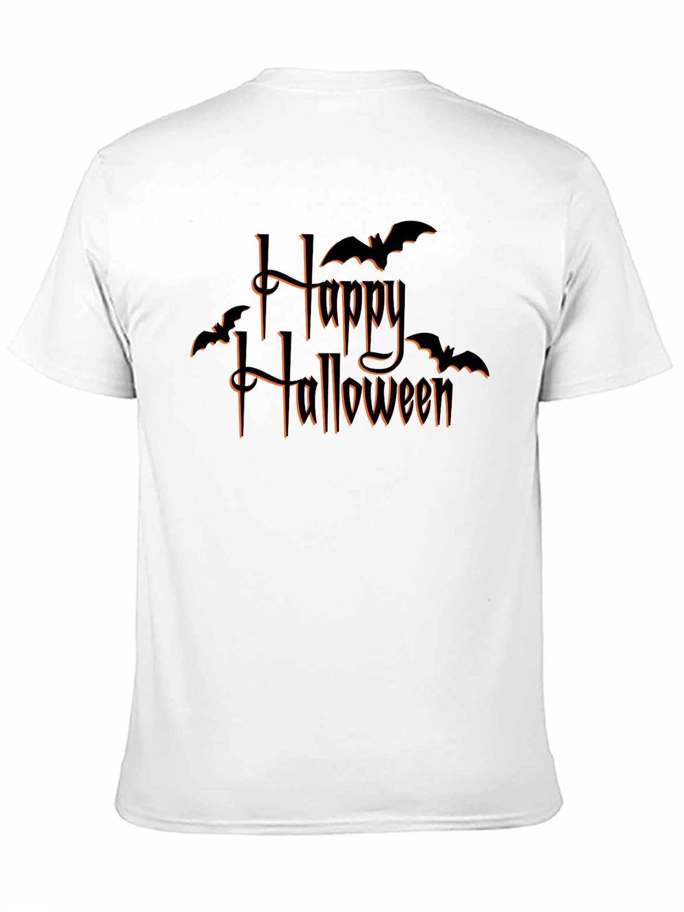 Happy Halloween Bat Graphic T-Shirt