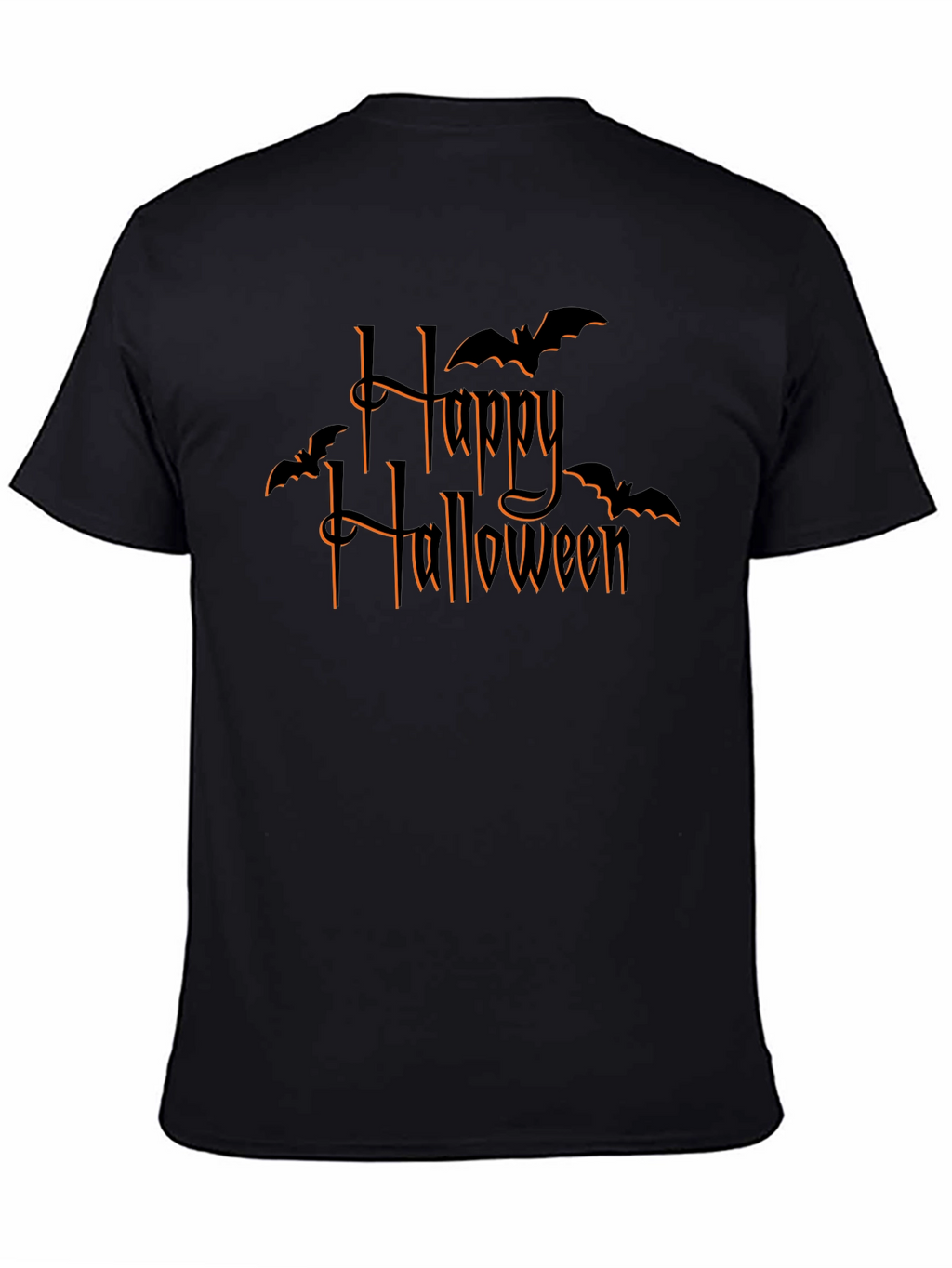 Happy Halloween Bat Graphic T-Shirt