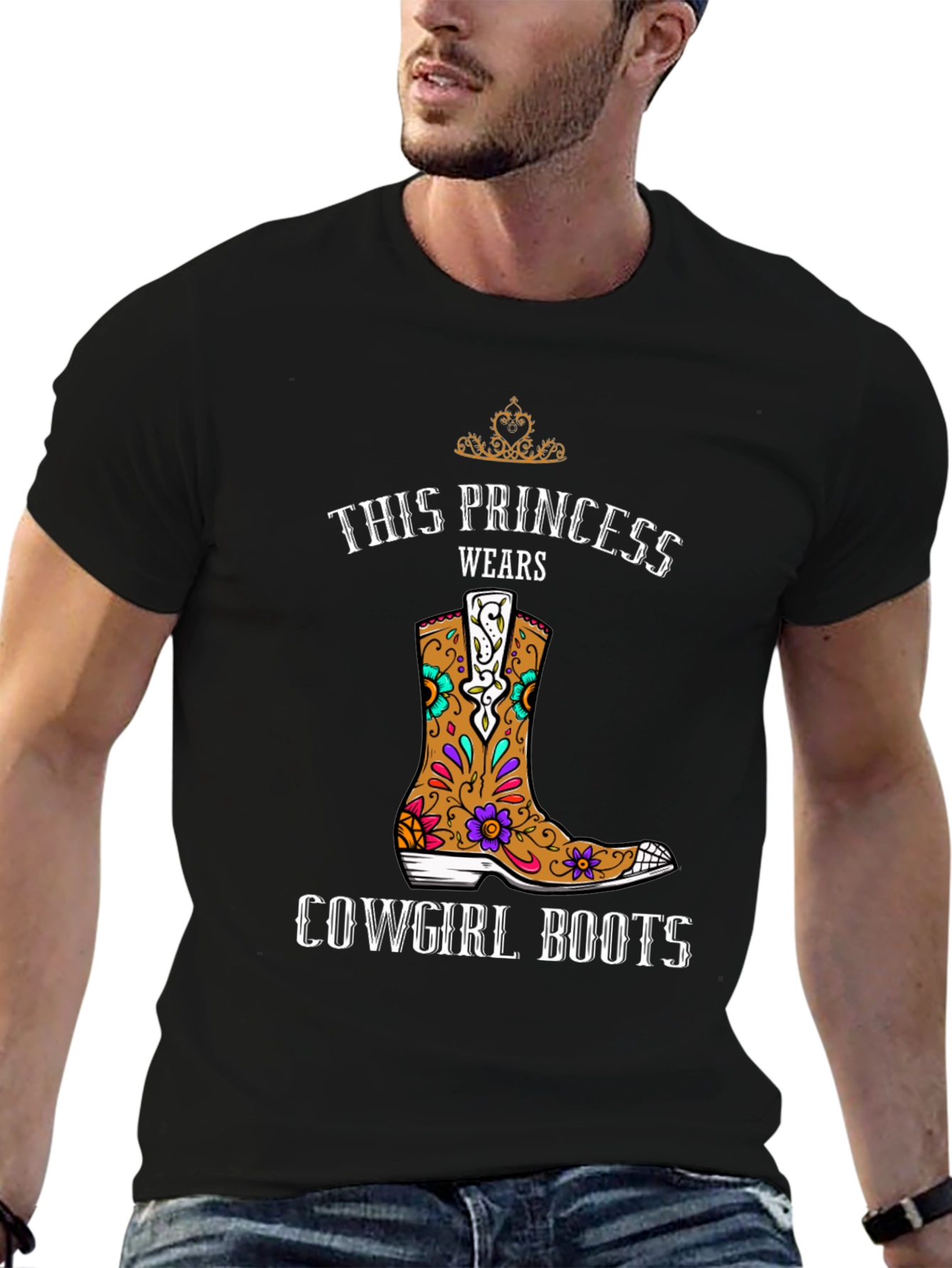 This Princess Wears Cowgirl Boots T-Shirt