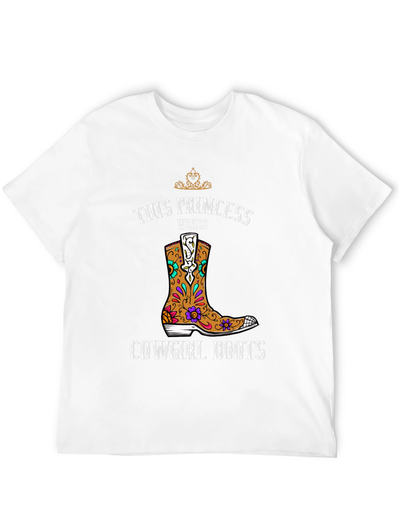 This Princess Wears Cowgirl Boots T-Shirt