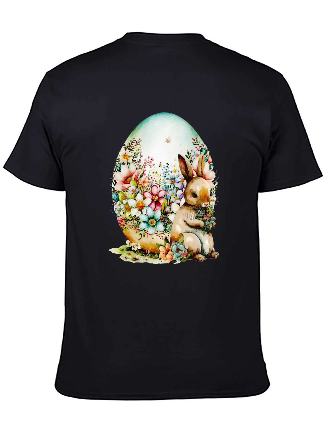 Floral Bunny Easter Egg T-Shirt