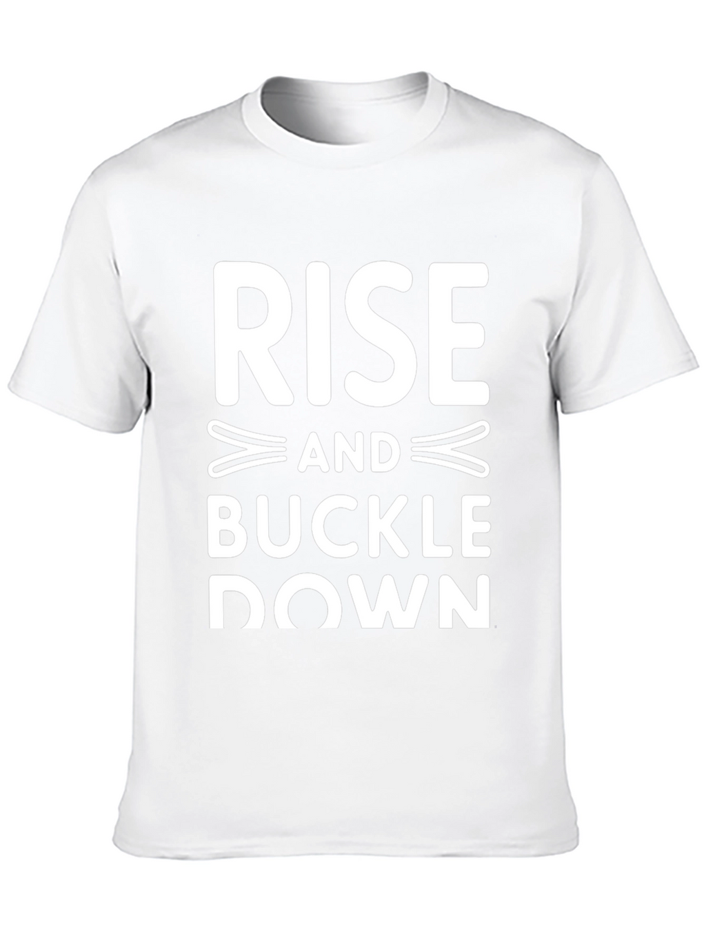 Rise and Buckle Down Graphic Tee - Black