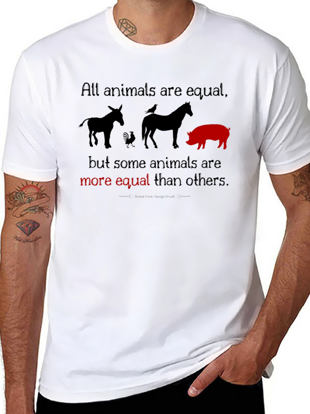 Animal Farm T-Shirt - Equality & Society Tee