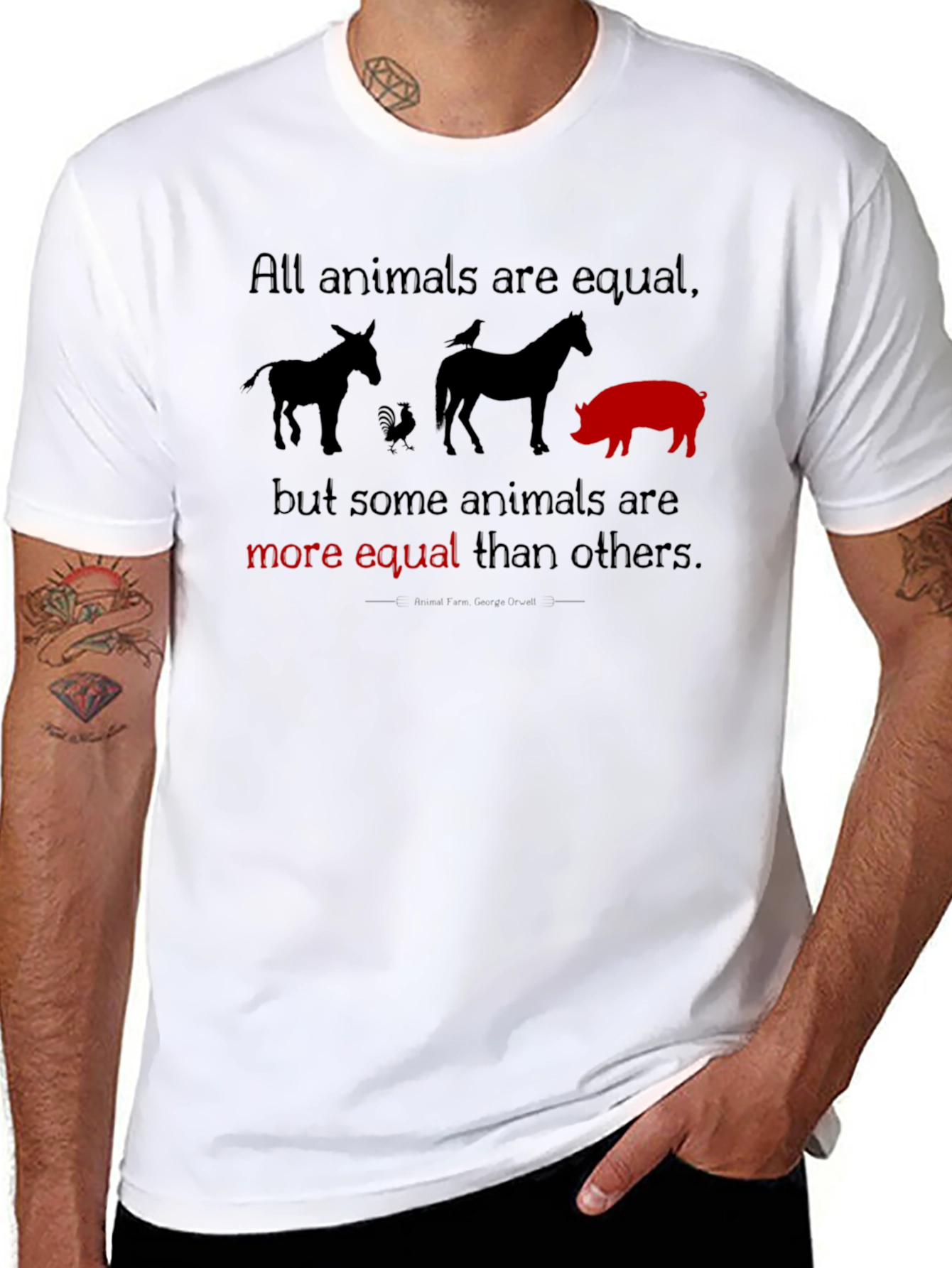 Animal Farm T-Shirt - Equality & Society Tee