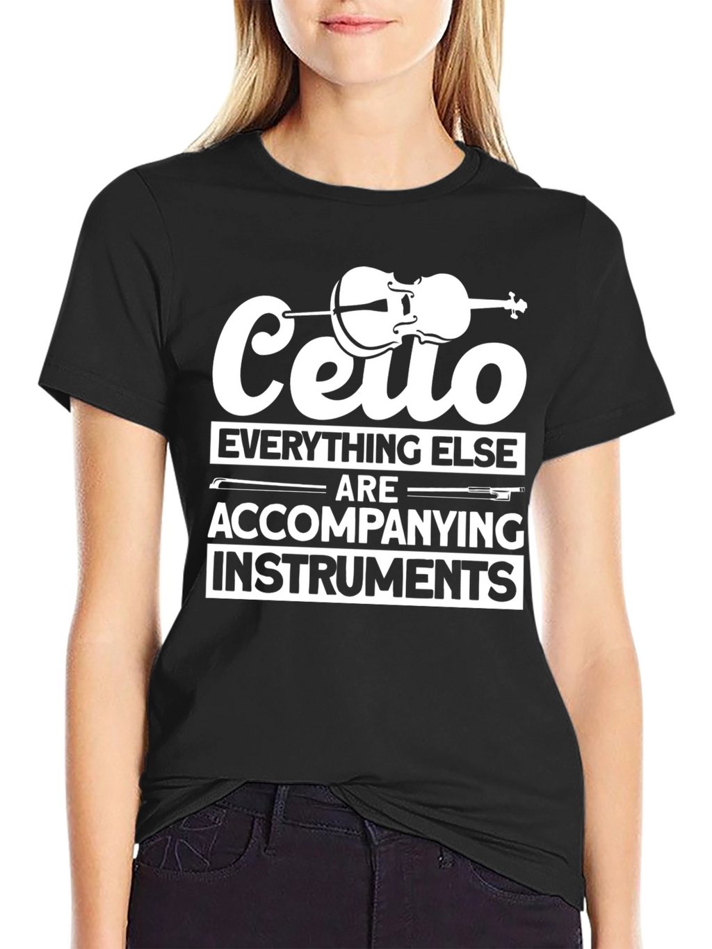 Cello T-Shirt: Everything Else Instruments Funny Musician Tee